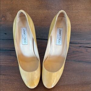 Jimmy Choo Yellow Women's Shoes